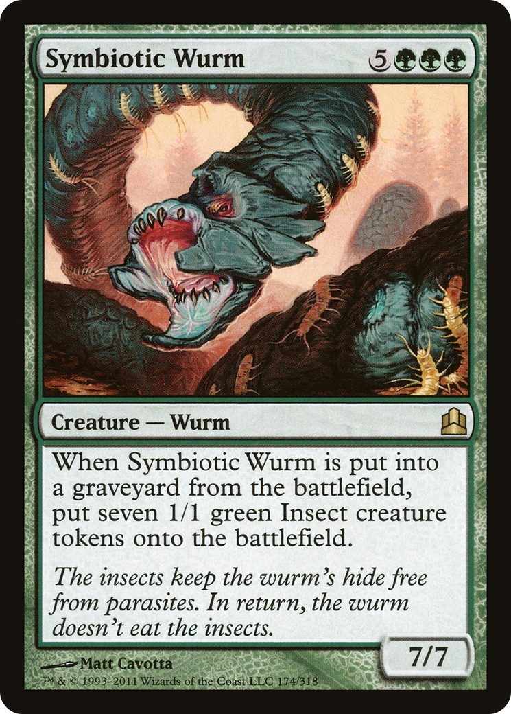 Symbiotic Wurm (CMD-174) [Commander 2011]