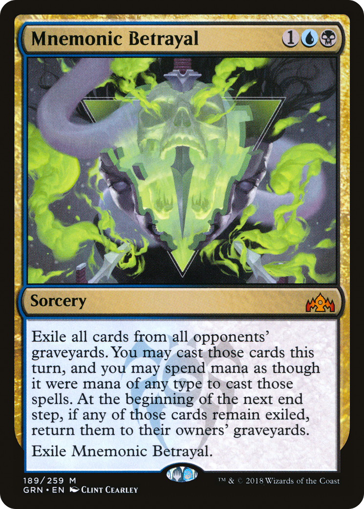 Mnemonic Betrayal (GRN-189) [Guilds of Ravnica]