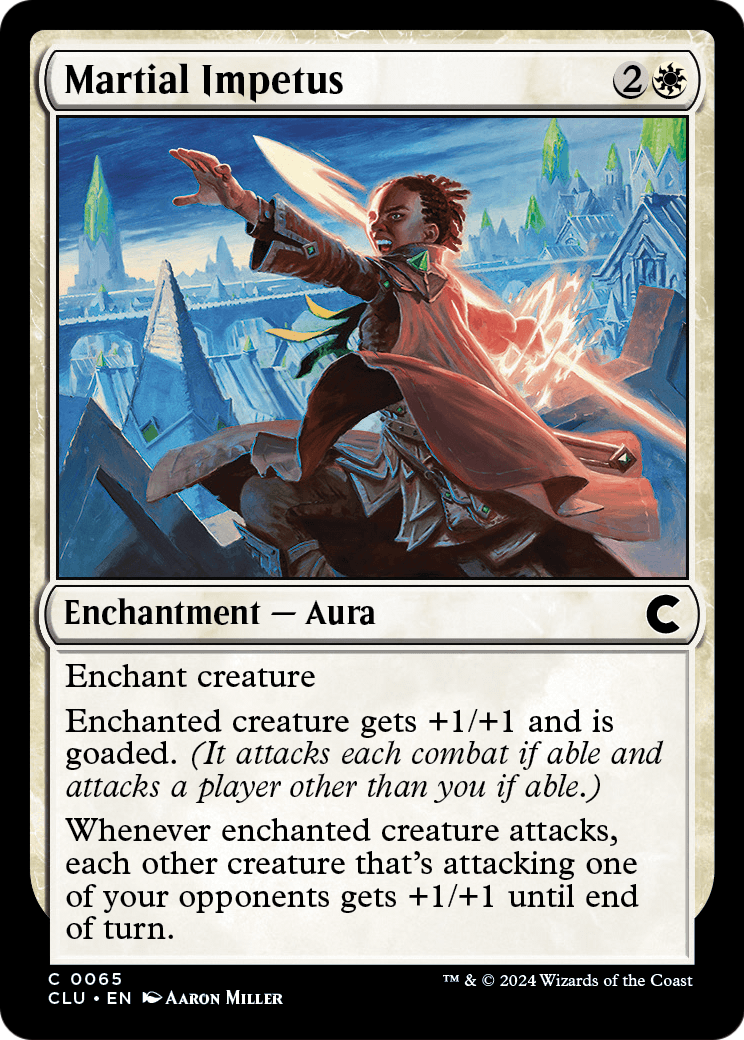 Martial Impetus (CLU-065) [Ravnica: Clue Edition]