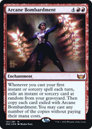 Arcane Bombardment (PRE-101) [Streets of New Capenna Promos] Foil
