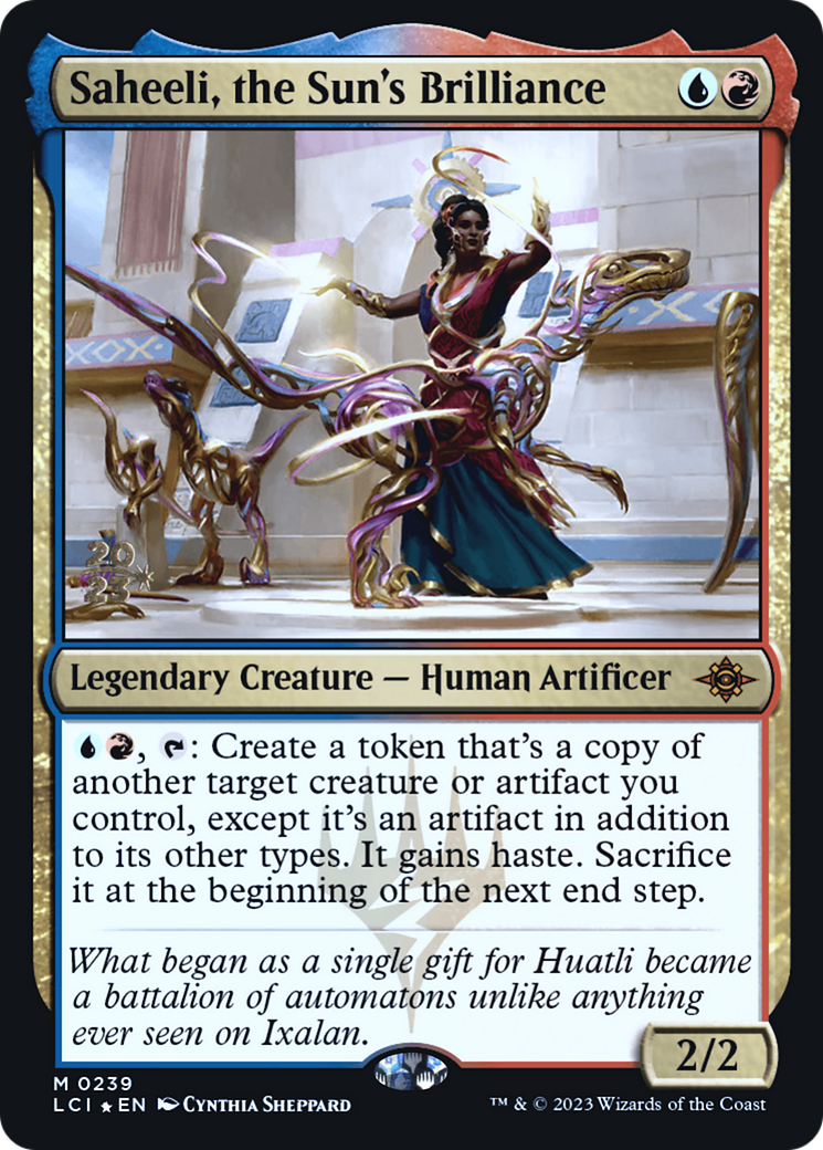 Saheeli, the Sun's Brilliance (PRE-239S) [The Lost Caverns of Ixalan Promos] Foil