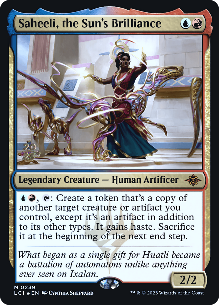 Saheeli, the Sun's Brilliance (PRE-239) [The Lost Caverns of Ixalan Promos] Foil