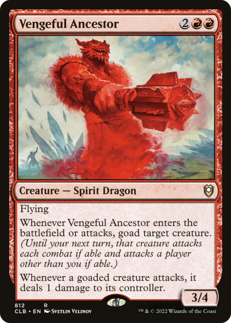 Vengeful Ancestor (CLB-812) [Commander Legends: Battle for Baldur's Gate]