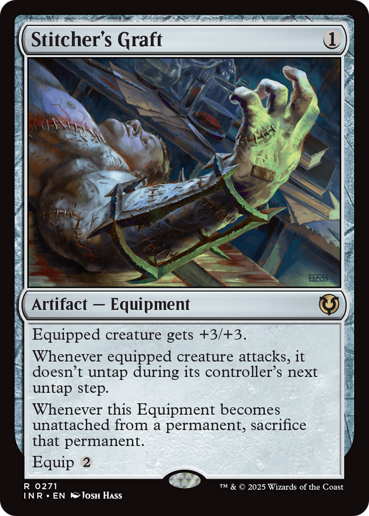 Stitcher's Graft (INR-271) [Innistrad Remastered] Foil