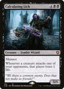 Calculating Lich (CLB-742) [Commander Legends: Battle for Baldur's Gate]