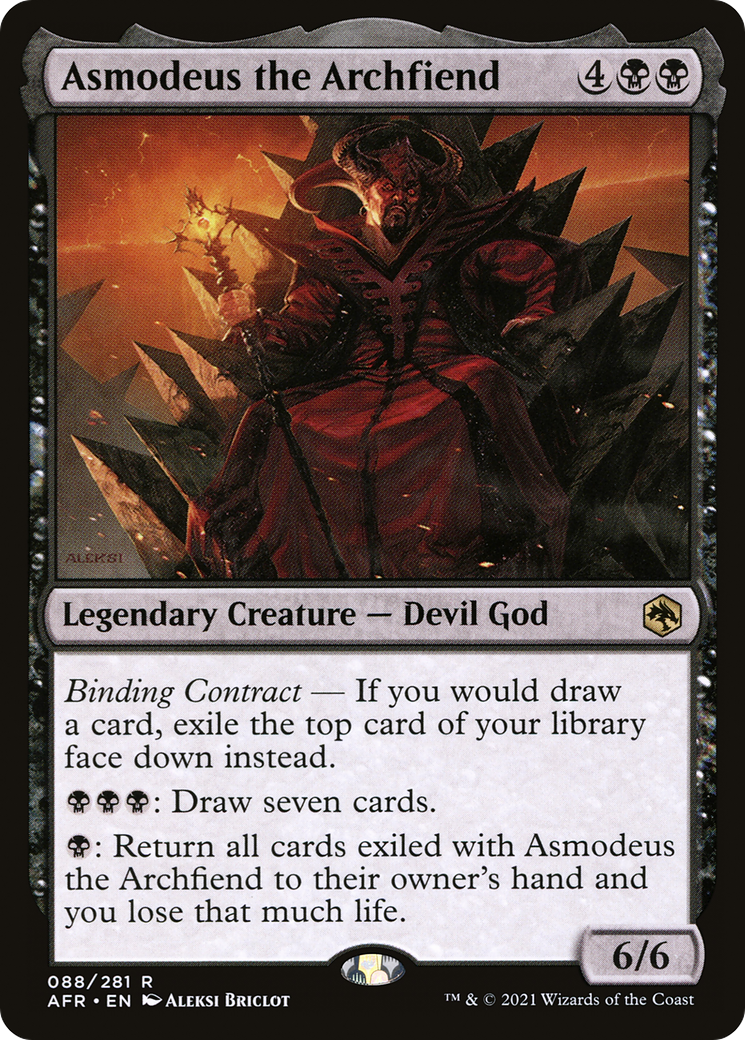 Asmodeus the Archfiend (AFR-088) [Adventures in the Forgotten Realms]