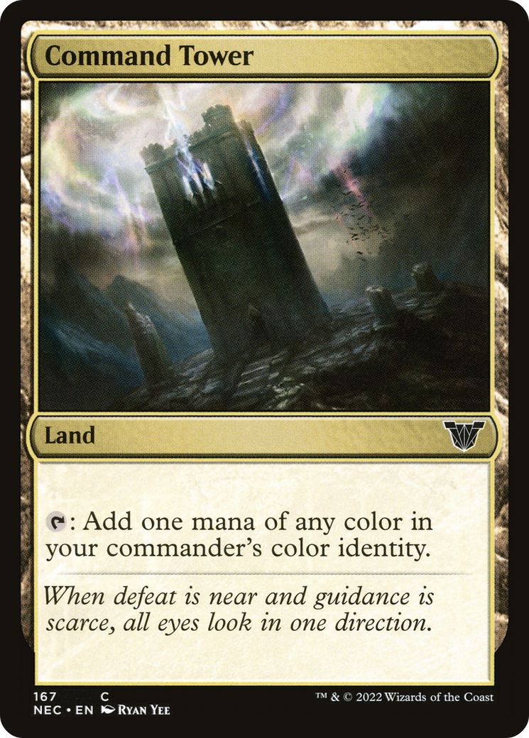 Command Tower (NEC-167) [Neon Dynasty Commander]