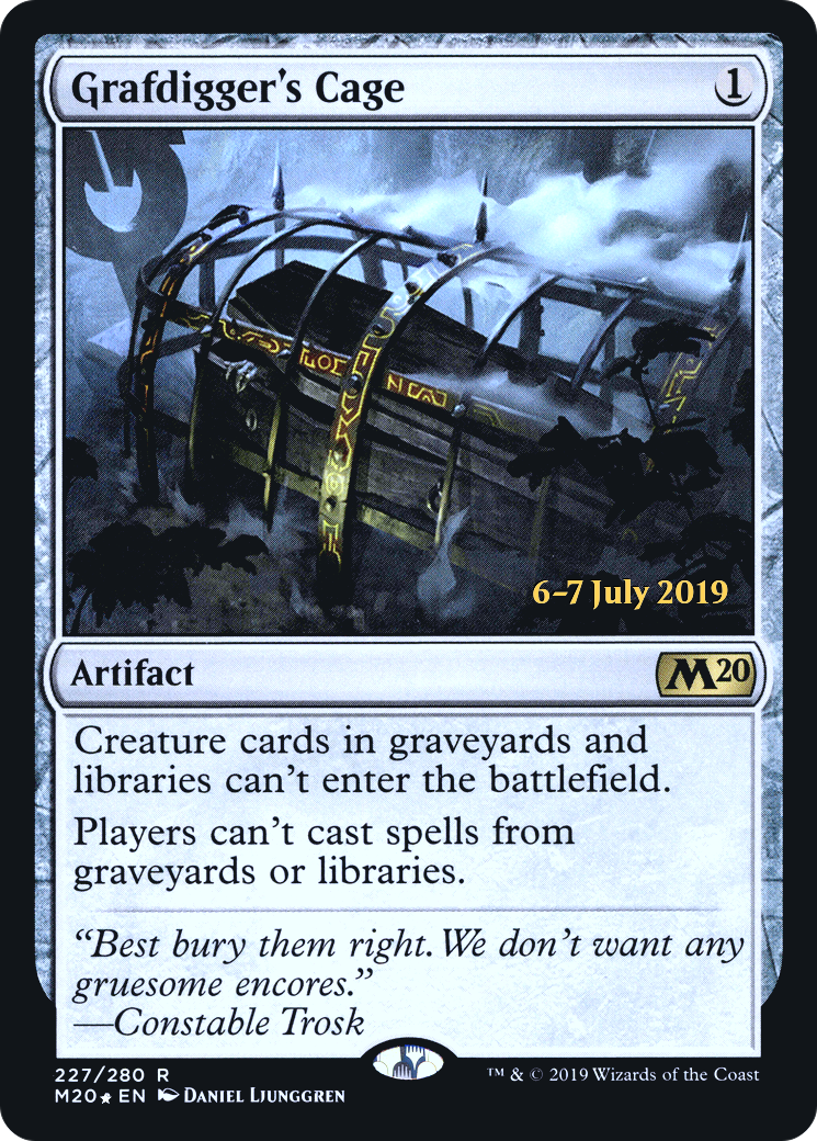 Grafdigger's Cage (PRE-227S) [Core Set 2020 Promos] Foil