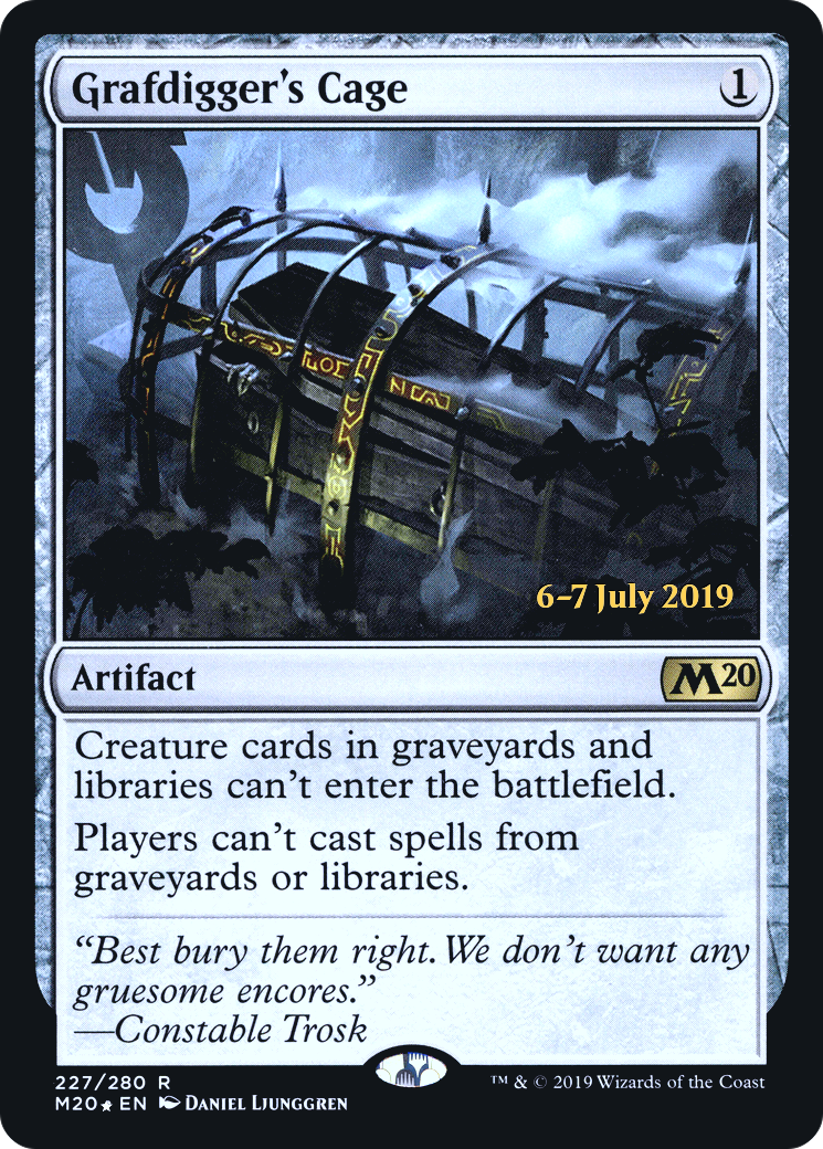 Grafdigger's Cage (PRE-227S) [Core Set 2020 Promos] Foil