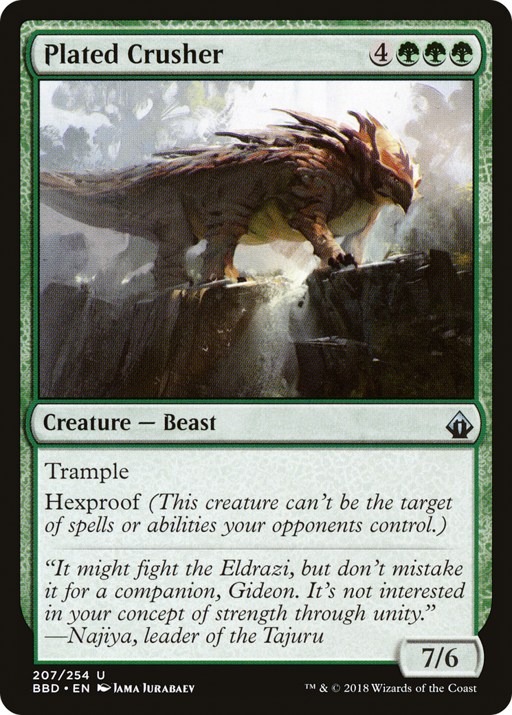 Plated Crusher (BBD-207) [Battlebond] Foil