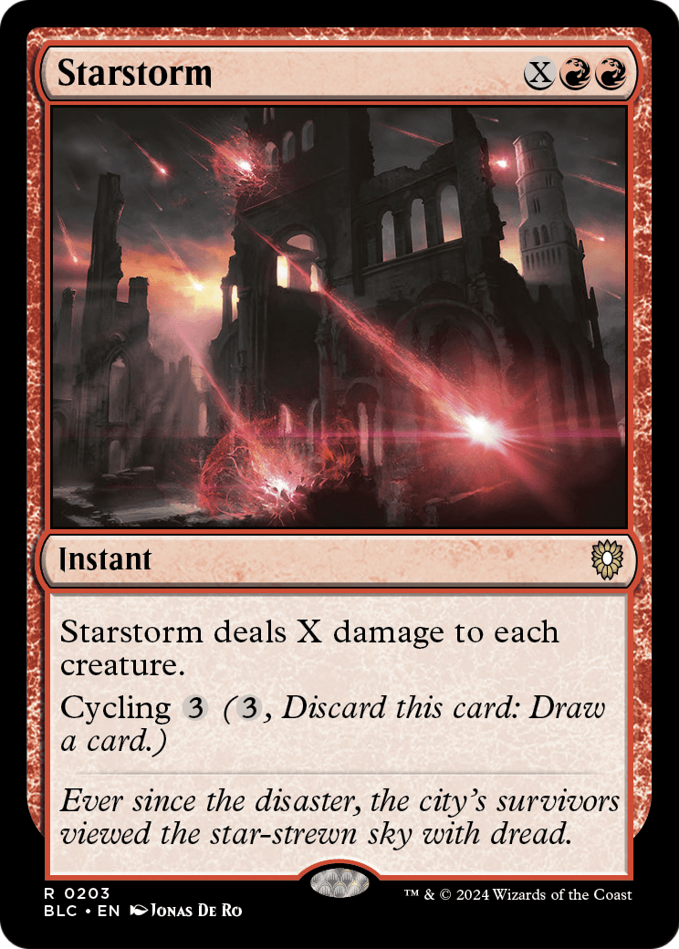Starstorm (BLC-203) [Bloomburrow Commander]