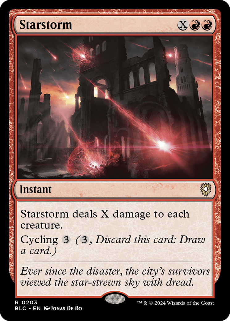 Starstorm (BLC-203) [Bloomburrow Commander]