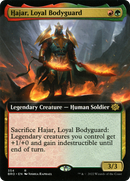 Hajar, Loyal Bodyguard (Extended Art) (BRO-354) [The Brothers' War]