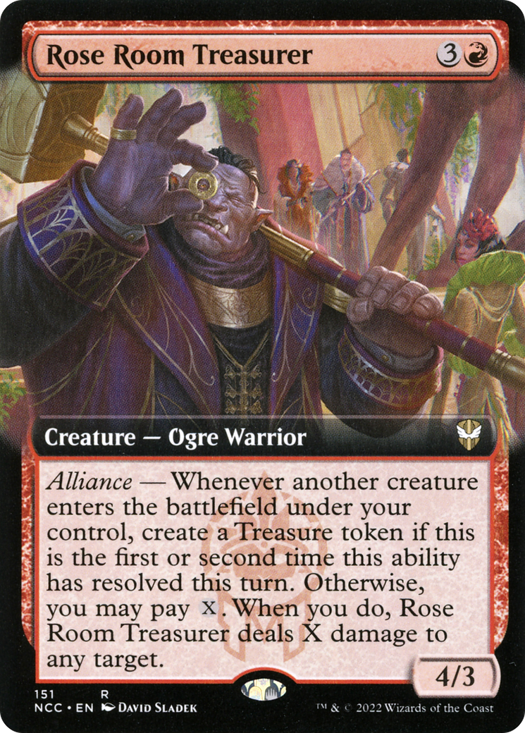 Rose Room Treasurer (Extended Art) (NCC-151) [New Capenna Commander]