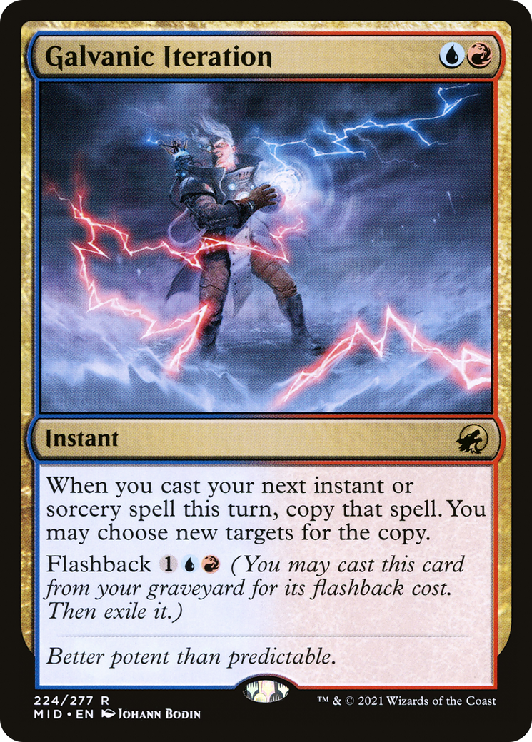 Galvanic Iteration (MID-224) [Innistrad: Midnight Hunt]