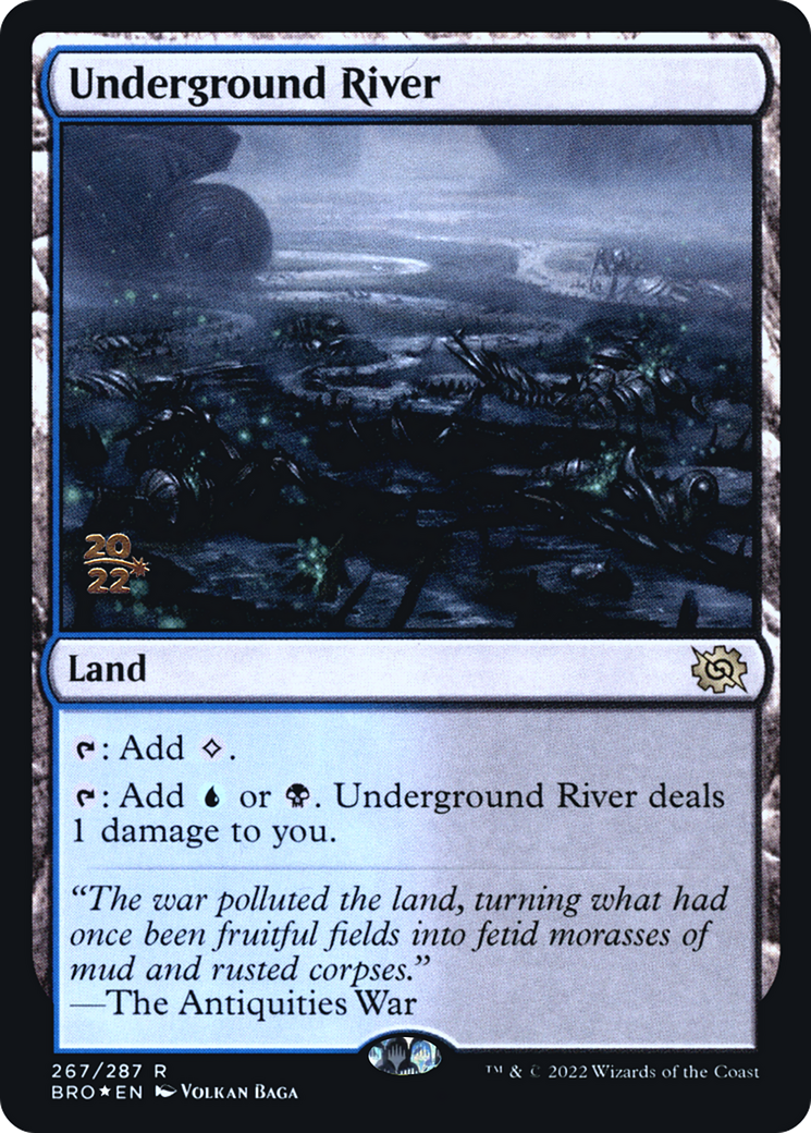Underground River (PRE-267S) [The Brothers' War Promos] Foil