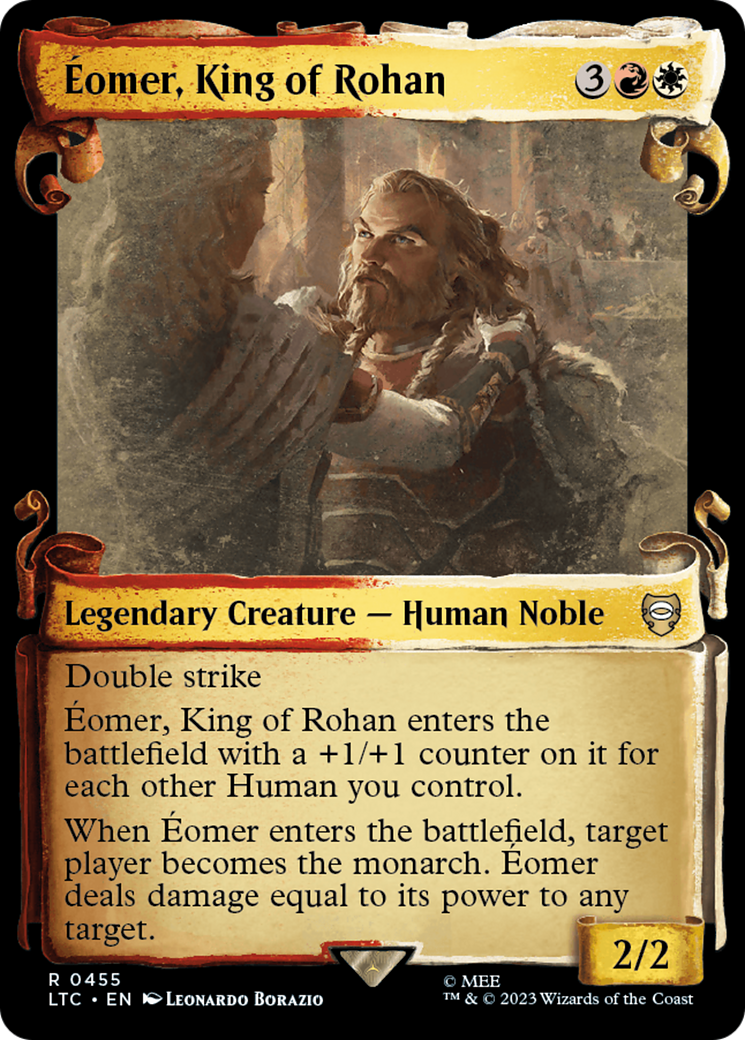 Eomer, King of Rohan (Showcase Scrolls) (LTC-455) [Tales of Middle-earth Commander]