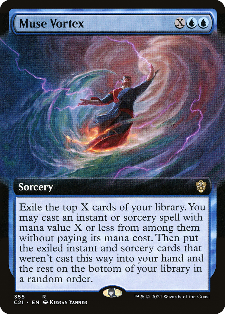 Muse Vortex (Extended Art) (C21-355) [Commander 2021]