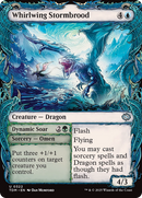 Whirlwing Stormbrood // Dynamic Soar (TDM-322) [Tarkir: Dragonstorm]: (Showcase) Foil