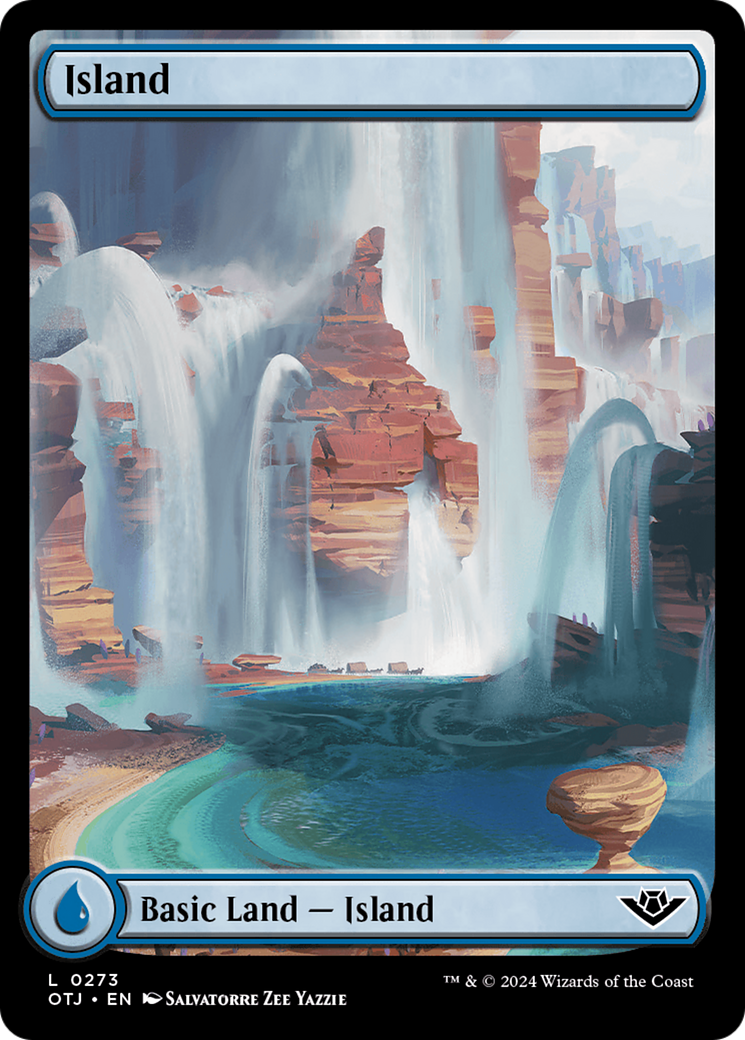 Island (OTJ-273) [Outlaws of Thunder Junction] Foil