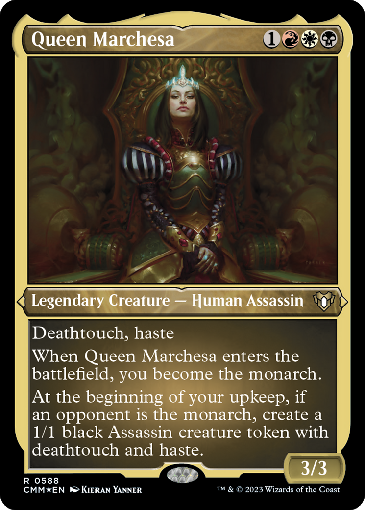 Queen Marchesa (CMM-588) [Commander Masters] Etched Foil