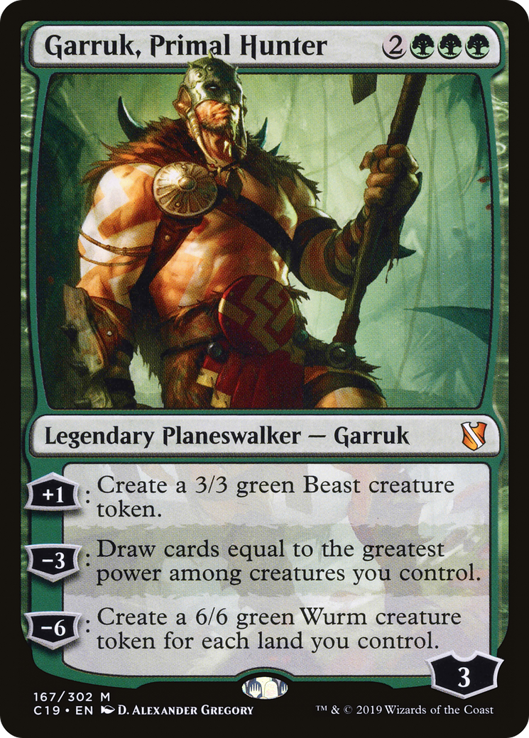 Garruk, Primal Hunter (C19-167) [Commander 2019]
