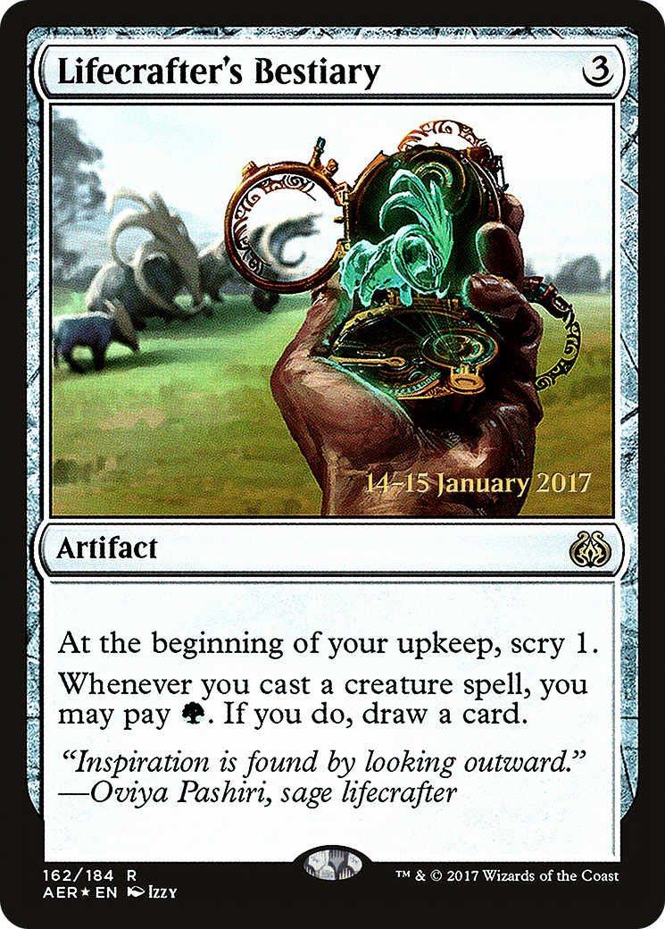Lifecrafter's Bestiary (PRE-162S) [Aether Revolt Promos] Foil