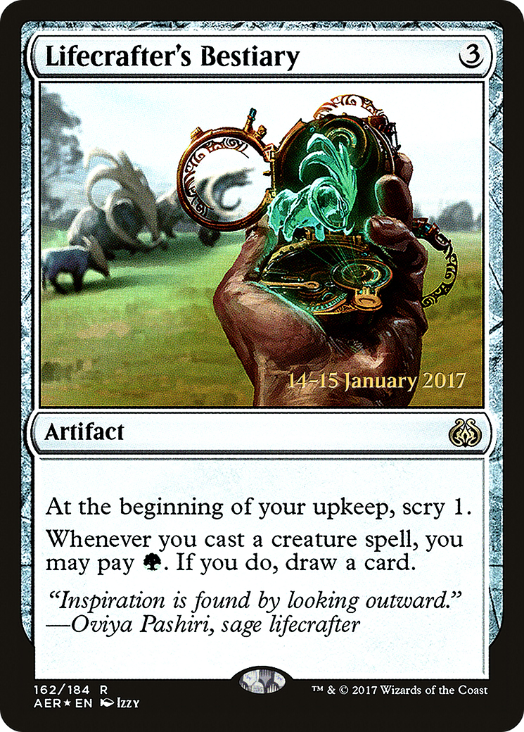 Lifecrafter's Bestiary (PRE-162S) [Aether Revolt Promos] Foil