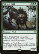 Wicked Wolf (PPELD-181P) [Promo Pack: Throne of Eldraine Promos]