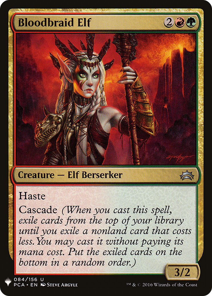 Bloodbraid Elf (LIST-PCA-84) [The List]
