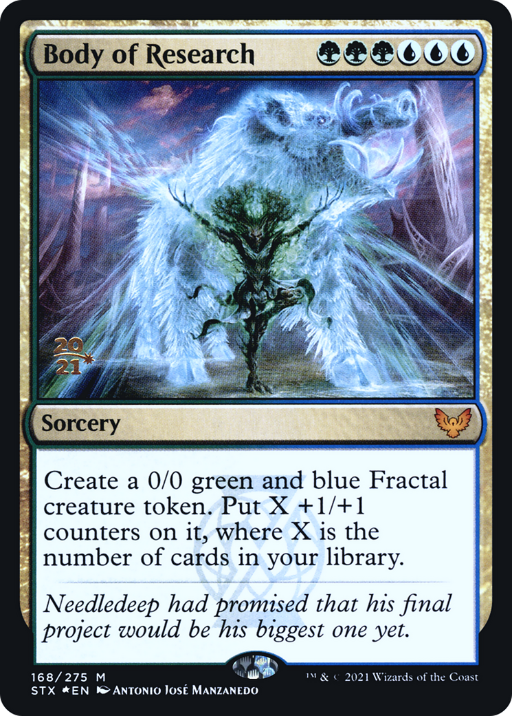 Body of Research (PRE-168S) [Strixhaven: School of Mages Promos] Foil