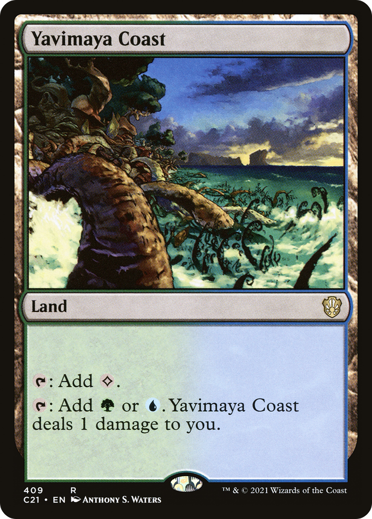 Yavimaya Coast (C21-409) [Commander 2021]