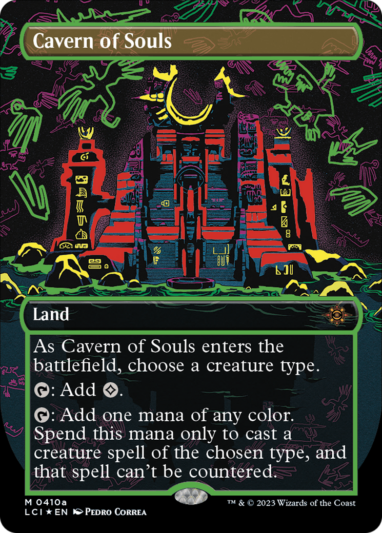 Cavern of Souls (LCI-410A) [The Lost Caverns of Ixalan] (Borderless) Foil