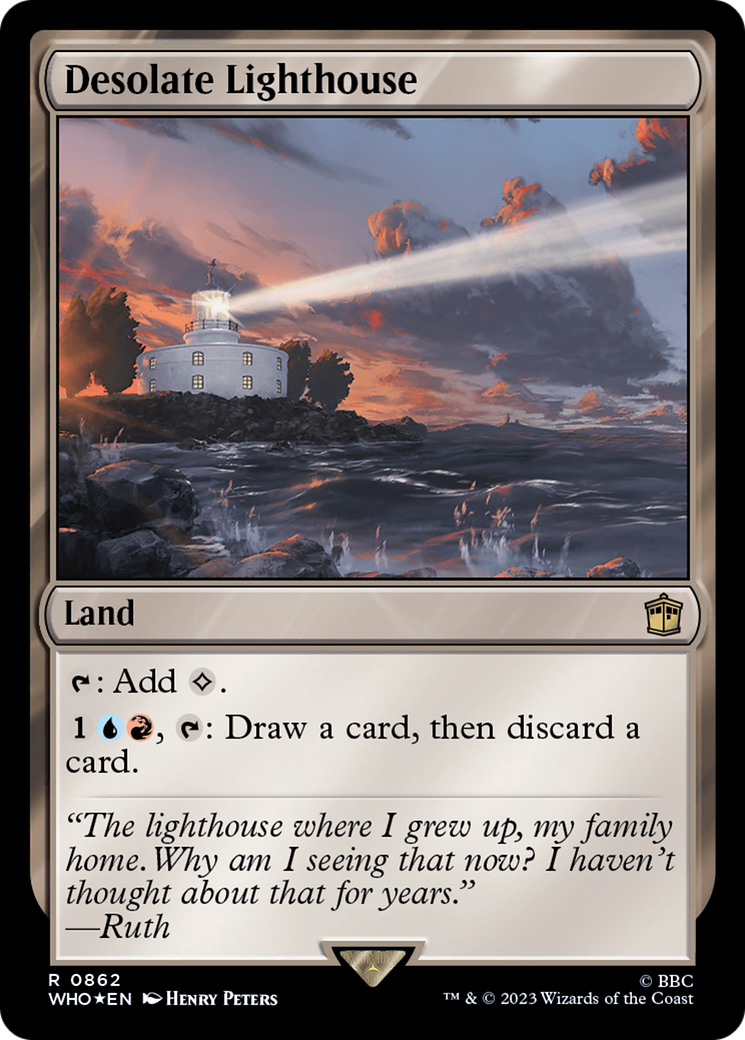 Desolate Lighthouse (WHO-862) [Doctor Who] Foil