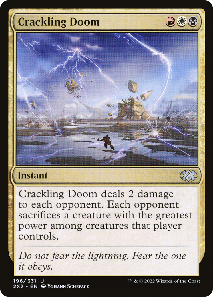 Crackling Doom (2X2-196) [Double Masters 2022]