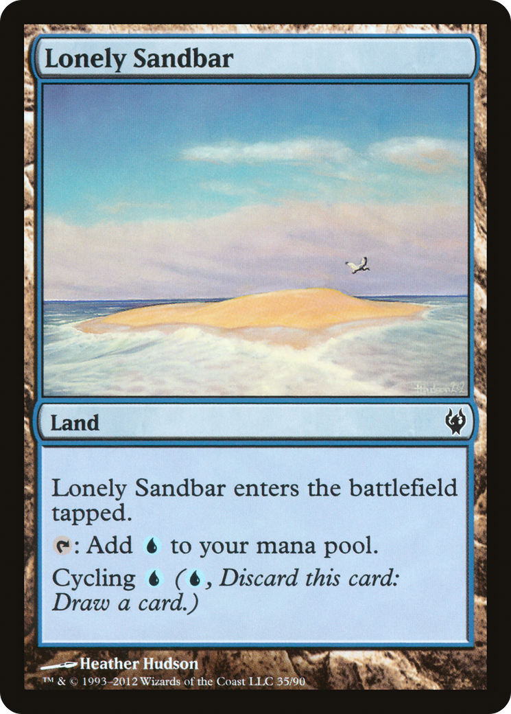 Lonely Sandbar (DDJ-035) [Duel Decks: Izzet vs. Golgari]