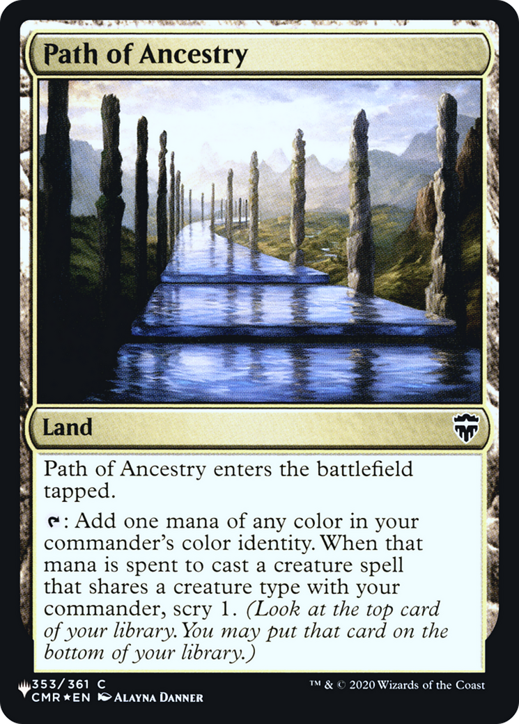 Path of Ancestry (CMR) (LIST-CMR-353) [The List] Foil