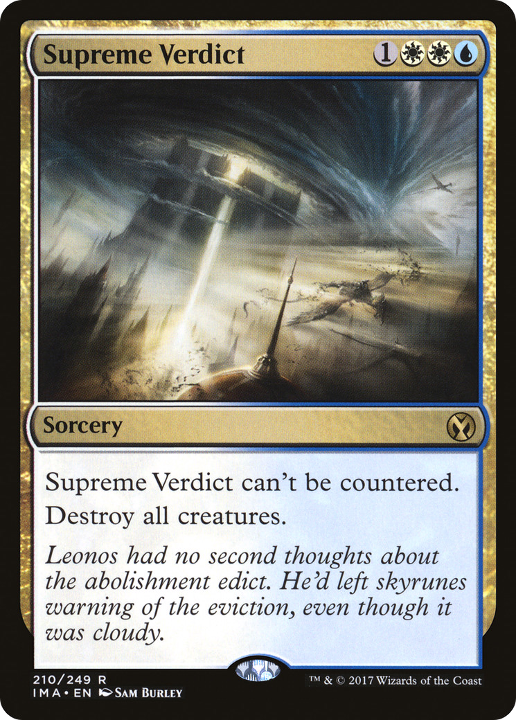 Supreme Verdict (IMA-210) [Iconic Masters]