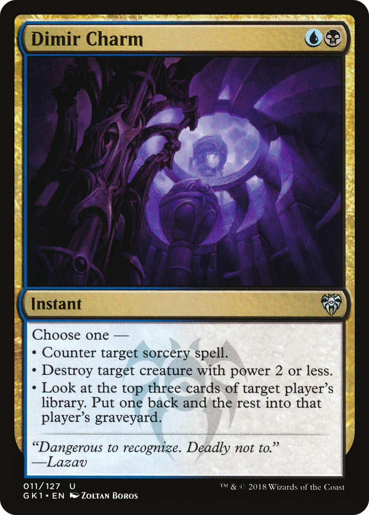 Dimir Charm (GR1-011) [GRN Guild Kit]