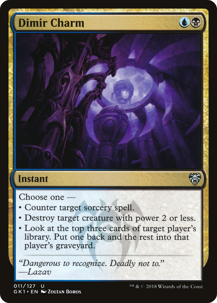Dimir Charm (GR1-011) [GRN Guild Kit]
