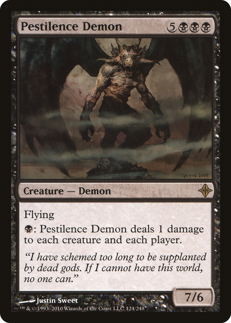Pestilence Demon (ROE-124) [Rise of the Eldrazi]