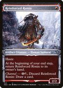 Reinforced Ronin (Showcase) (NEO-323) [Kamigawa: Neon Dynasty] Foil