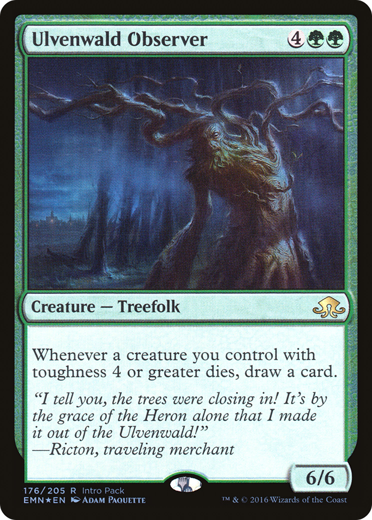 Ulvenwald Observer (UMP-176) [Eldritch Moon Promos] Foil