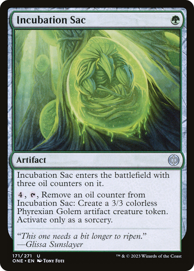 Incubation Sac (ONE-171) [Phyrexia: All Will Be One]
