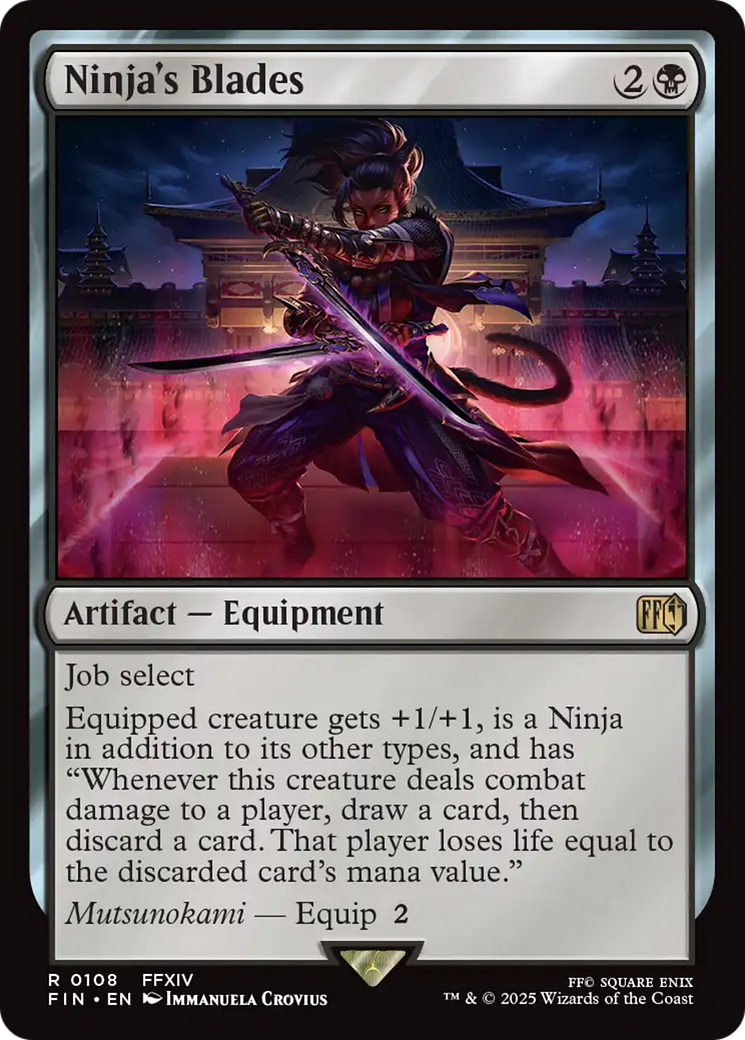Ninja's Blades (FIN-108) [FINAL FANTASY] Foil