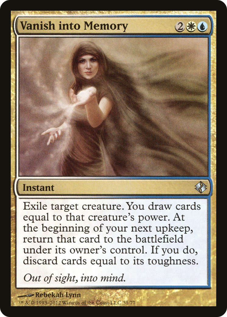 Vanish into Memory (DDI-031) [Duel Decks: Venser vs. Koth]