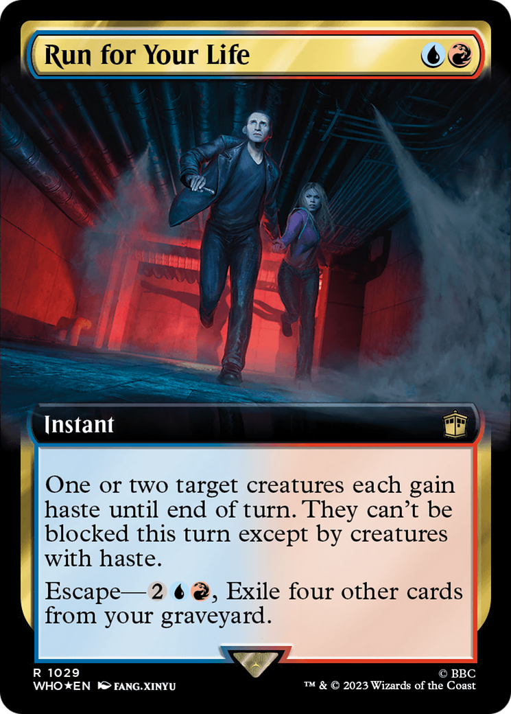 Run for Your Life (WHO-1029) [Doctor Who]: (Extended Art) Foil