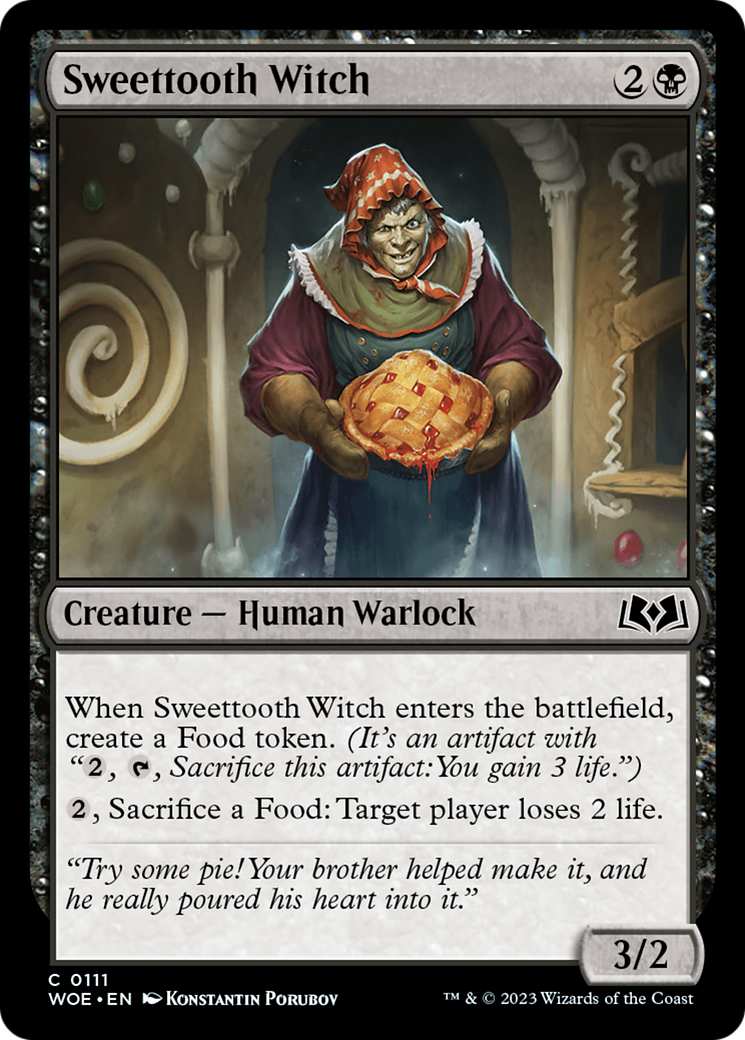 Sweettooth Witch (WOE-111) [Wilds of Eldraine]