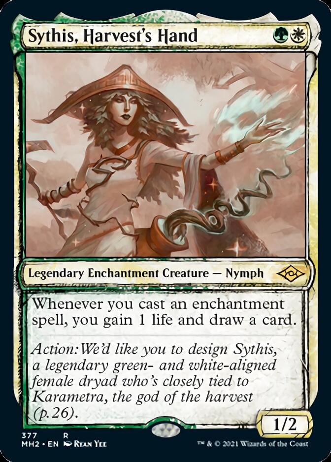 Sythis, Harvest's Hand (MH2-377) [Modern Horizons 2]: (Showcase)