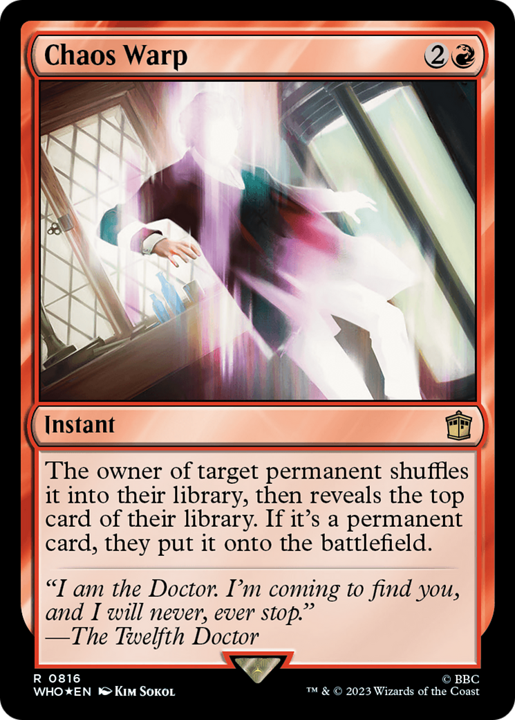 Chaos Warp (WHO-816) [Doctor Who] Foil